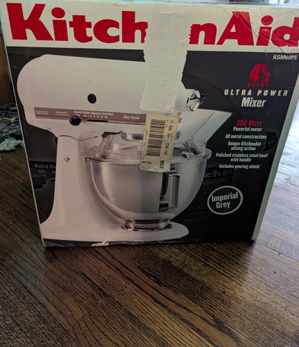 New box kitchenaid mixer - in,